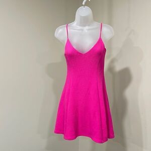 NWOT RED Saks Fifth Avenue pink dress. Size M medium 8/10
